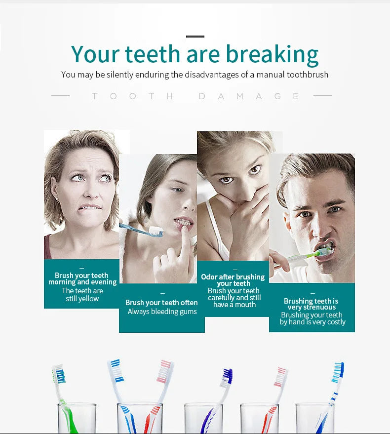 Automatic Electric Toothbrush Adult CHILDREN'S Universal Soft-bristle Toothbrush Charging Six-speed Automatic Toothbrush