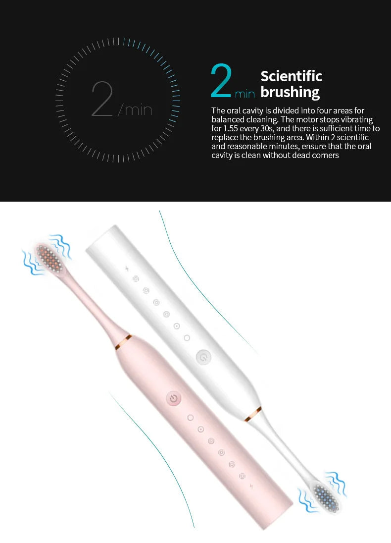 Automatic Electric Toothbrush Adult CHILDREN'S Universal Soft-bristle Toothbrush Charging Six-speed Automatic Toothbrush