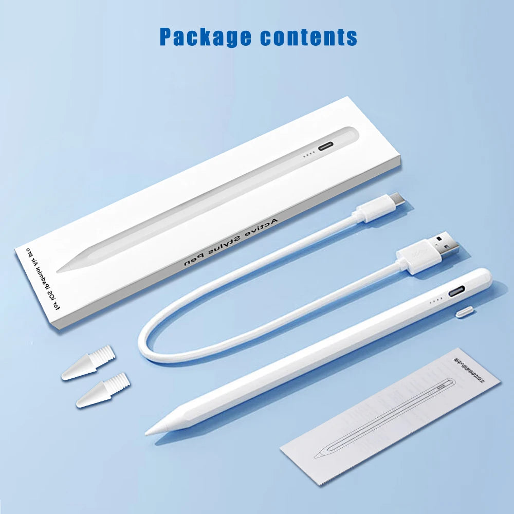 Pencil for Apple iPad with Palm Rejection Stylus Pen for iPad Air M2 Pro 13 Pro 12.9 10 Gen 7th 8th 9th 10.2 for iPad Pencil