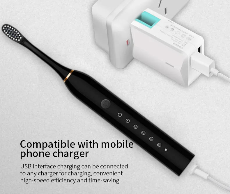Automatic Electric Toothbrush Adult CHILDREN'S Universal Soft-bristle Toothbrush Charging Six-speed Automatic Toothbrush